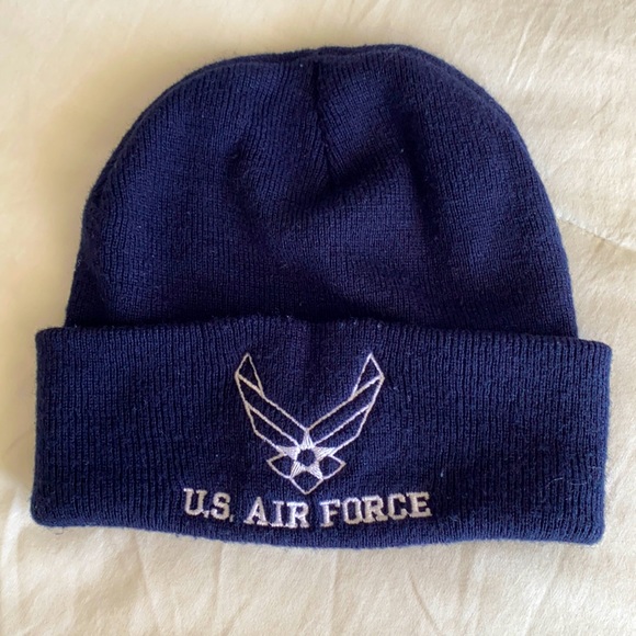 Accessories - Navy Blue U.S. Air Force Winter Beanie Hat